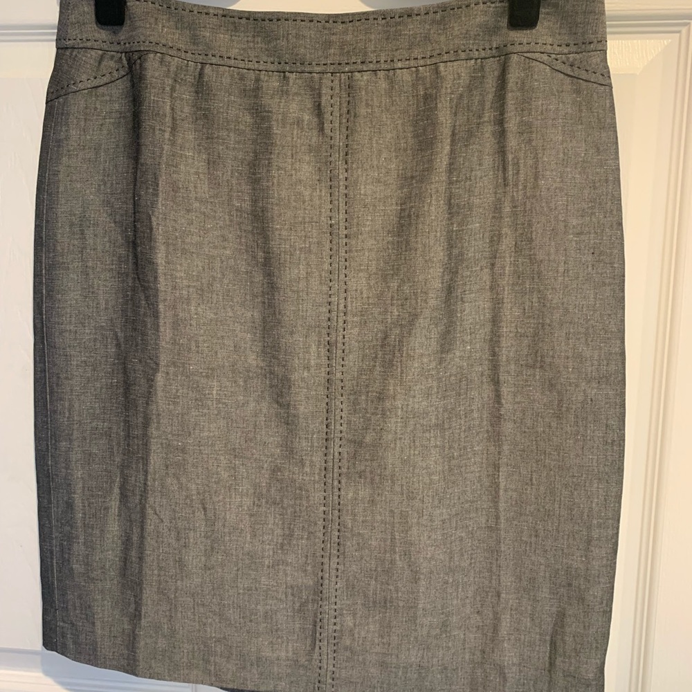 Ann Taylor Loft Gray Skirt